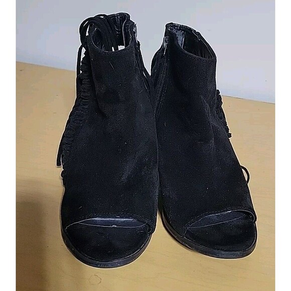 Women Coconuts LOVE-C Brown Open-toe Booties Shoes SIZE‎ 8.5 - Picture 3 of 9